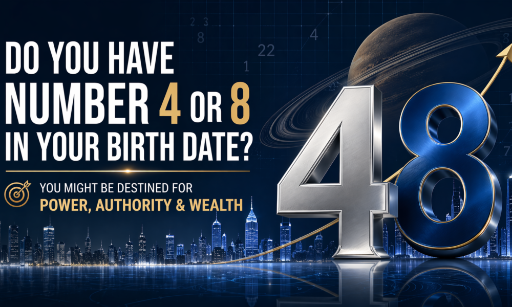 Discover the real meaning of Numbers 4 and 8 in numerology. Learn how Rahu and Saturn influence leadership, authority, wealth, and long-term success patterns.