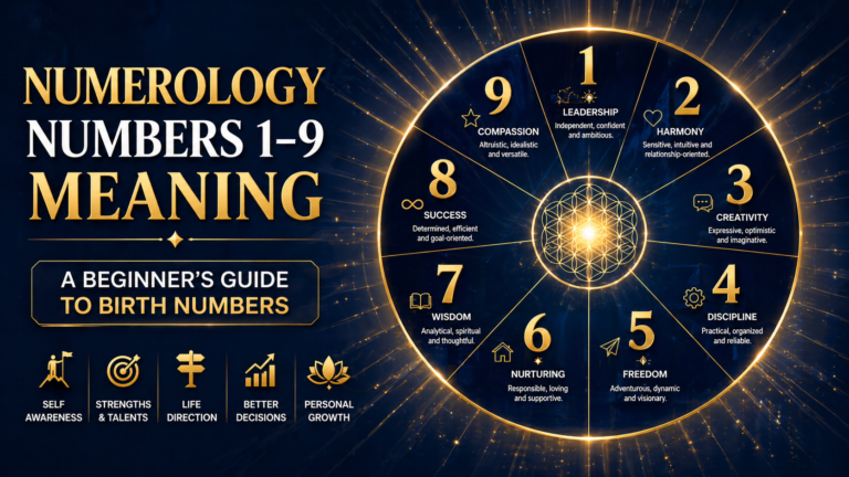 Numerology numbers 1 to 9 meaning personality traits birth number guide